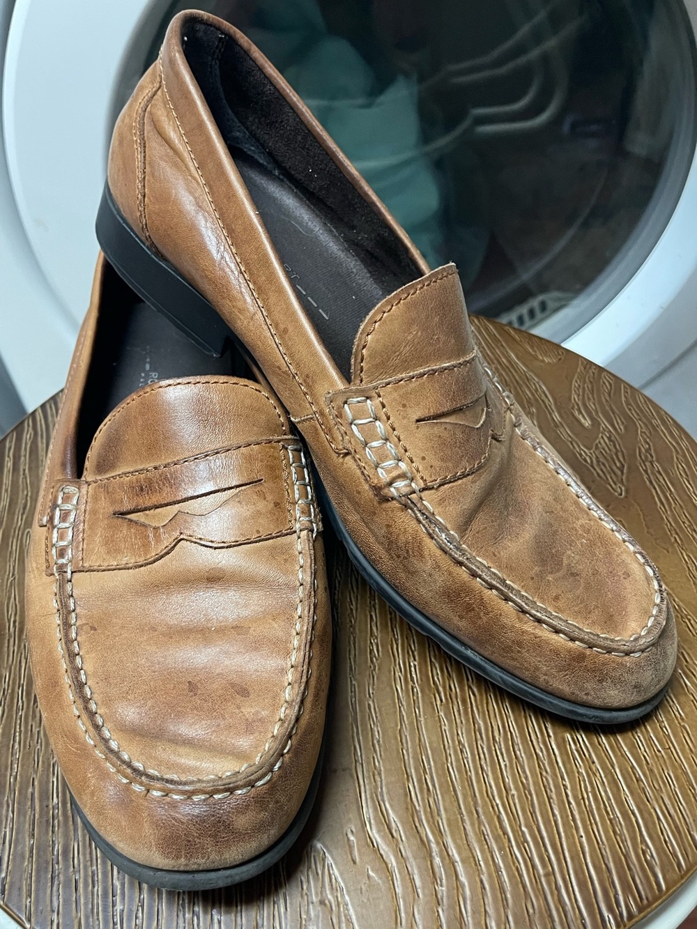 Rockport Brown Leather Penny Loafers
